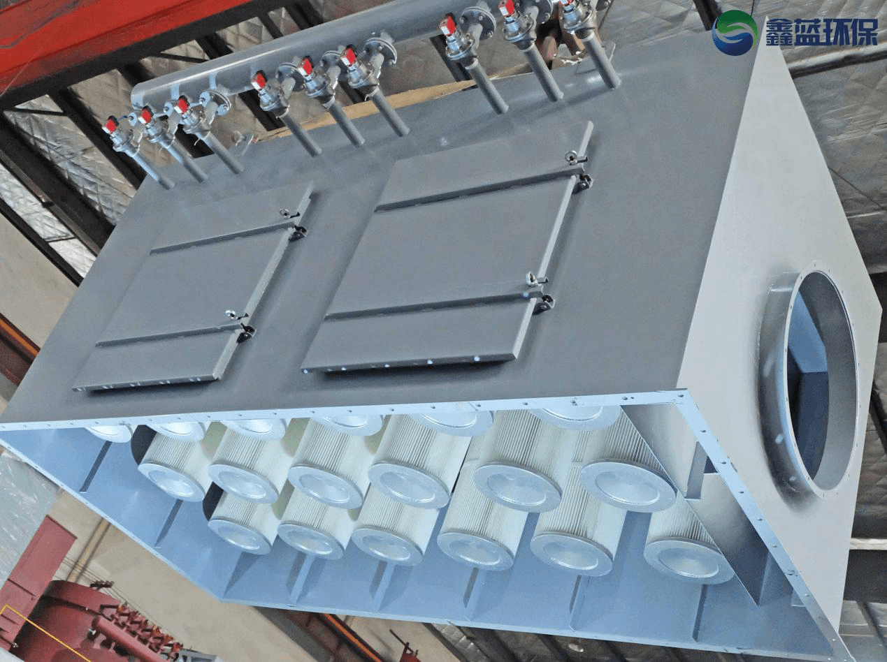 打磨焊接車間煙氣凈化設備結構圖 打磨焊接車間煙氣凈化設備結構圖