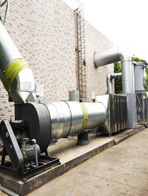 昆山大型油墨廠廢氣處理案例 昆山大型油墨廠廢氣處理案例